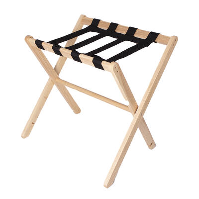 Light Wood Luggage Holder